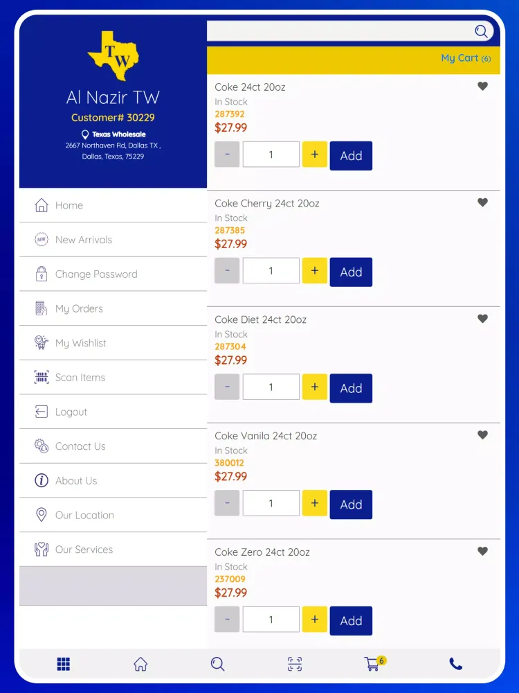 Texas Wholesale Screenshots