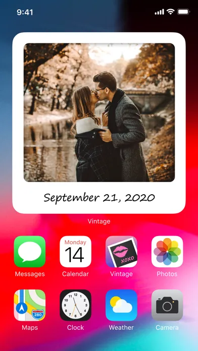 Photo Widget Vintage應用截圖