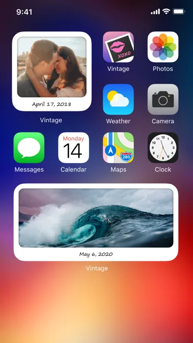 Photo Widget Vintage應用截圖