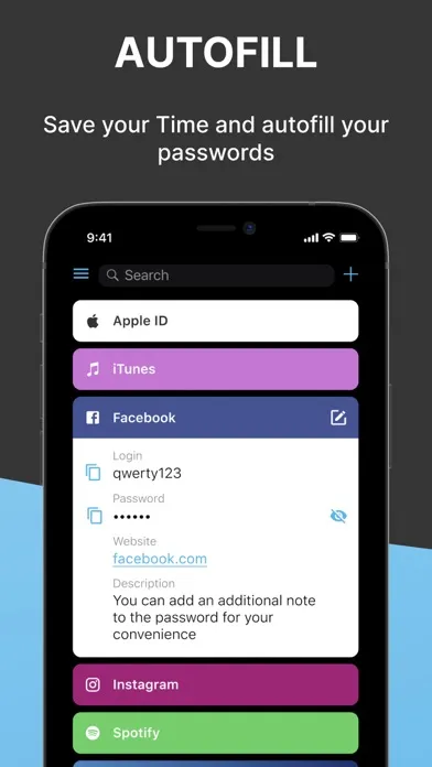 Secure X- Data Vault & Wallet スクリーンショット