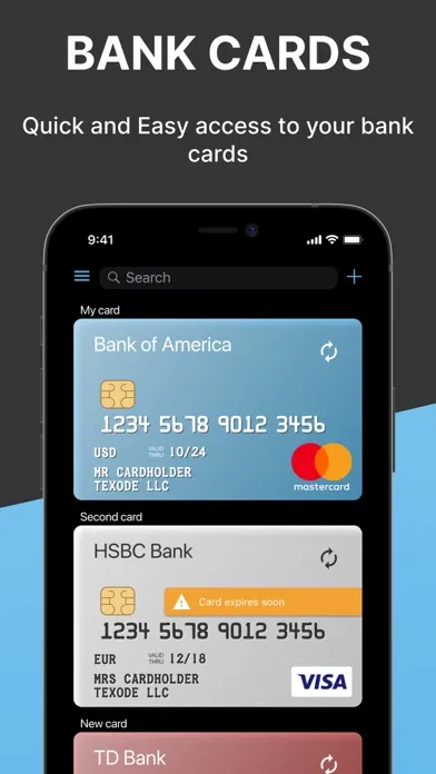 Secure X- Data Vault & Wallet スクリーンショット