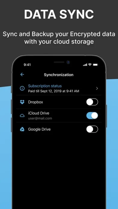 Secure X- Data Vault & Wallet スクリーンショット