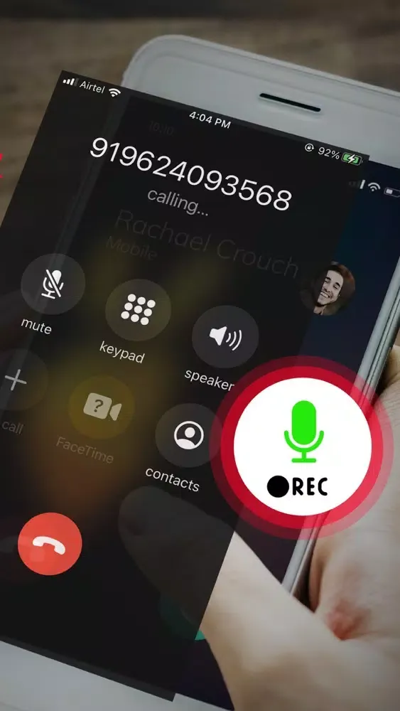 Tangkapan skrin Call Recorder Plus Automatic