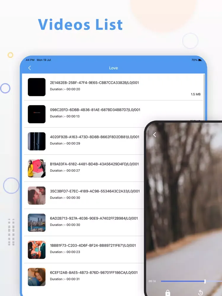 Max Video Player Media Player iPad  スクリーンショット