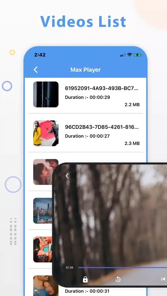 Max Video Player Media Player スクリーンショット