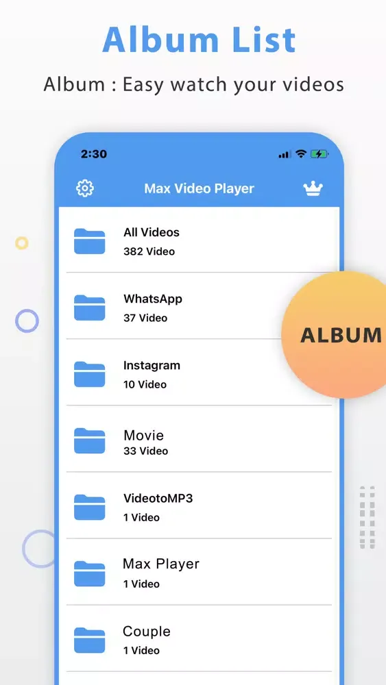 Max Video Player Media Player スクリーンショット