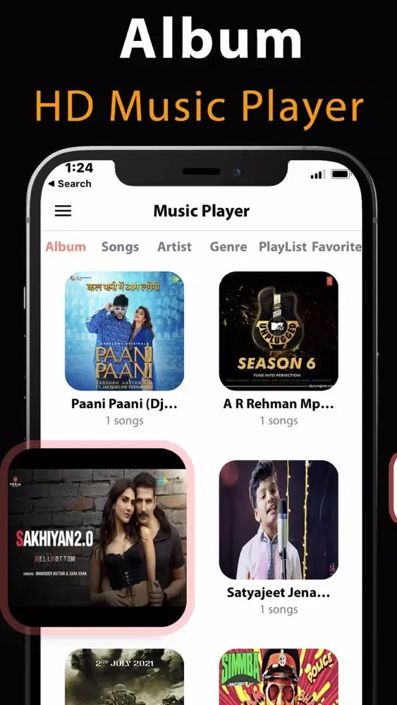 Zrzuty ekranu Music Player - Play Music