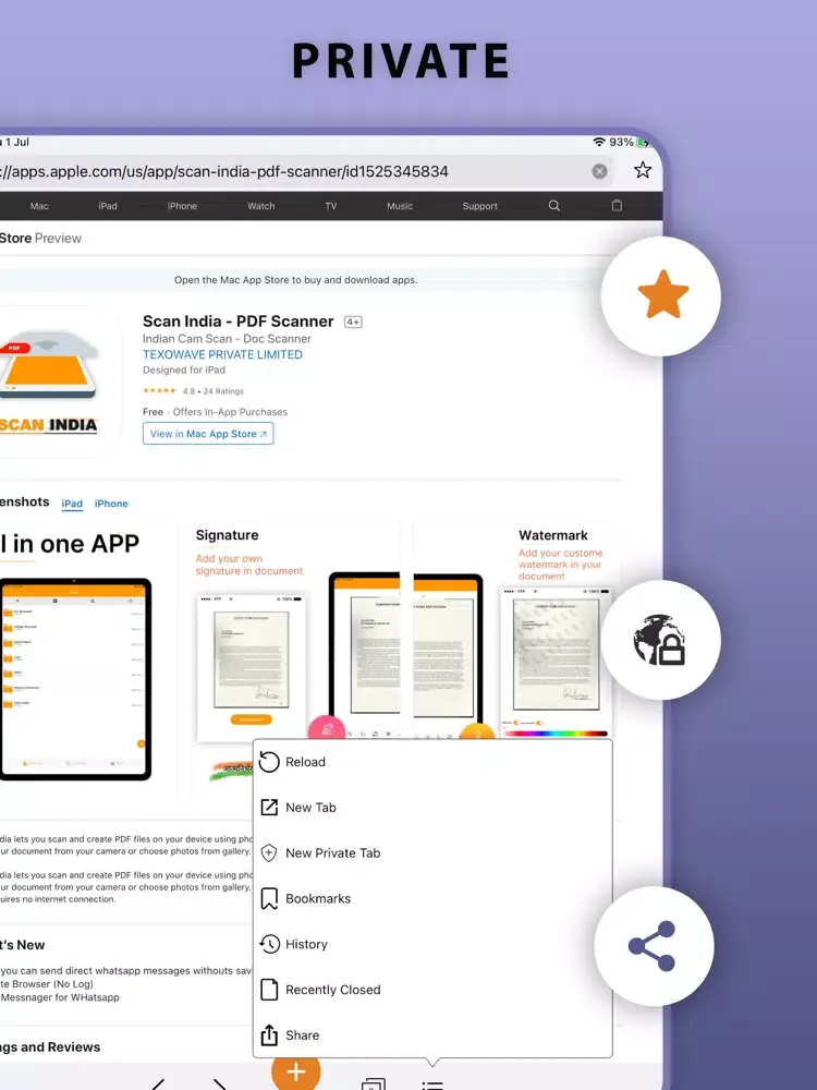 تصاویر U Browser - Fast Media Browser iPad 