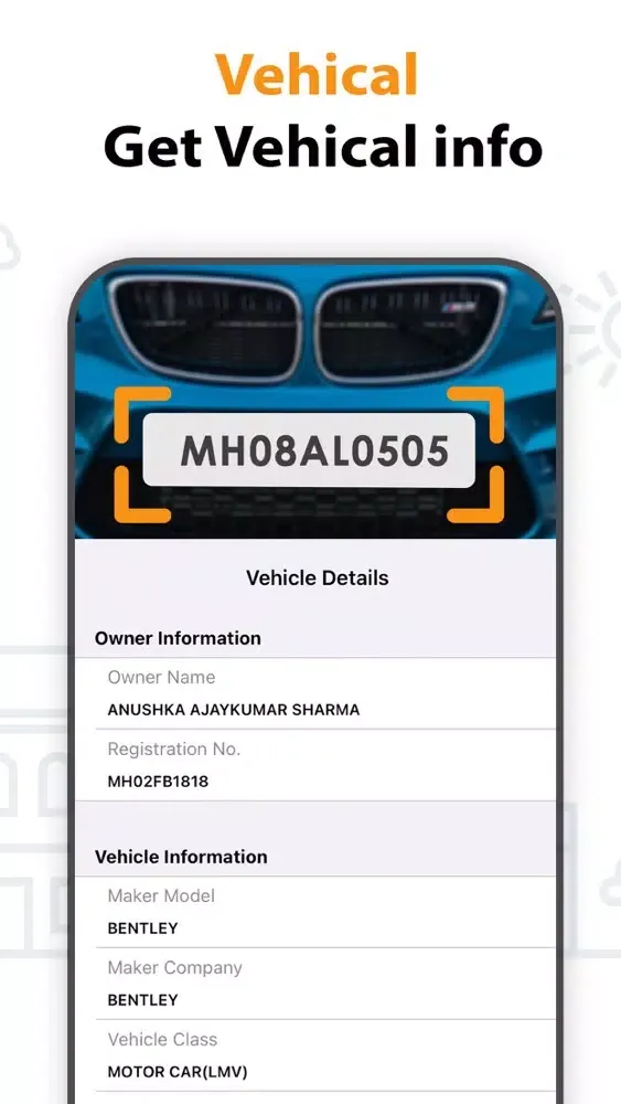Скриншоты Vehicle Information RTO India