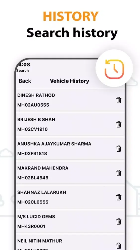 Скриншоты Vehicle Information RTO India