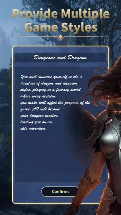 Ảnh chụp màn hình của AI Game：RPG Text Adventure