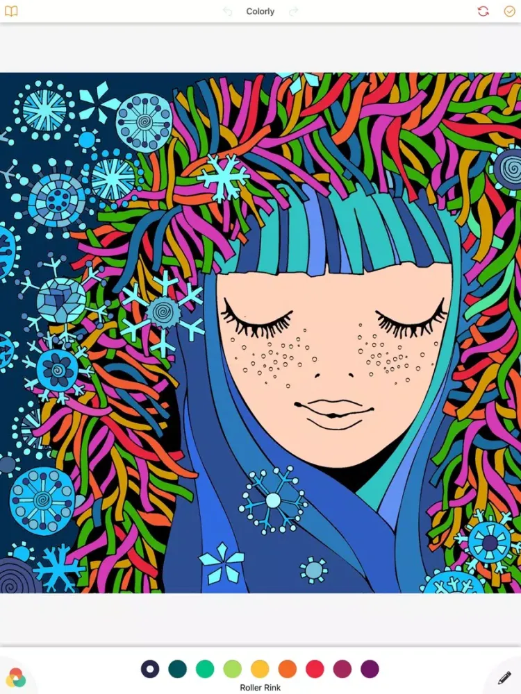 Colorly: Coloring book for Adults & Mandala - Free iPad  Screenshots