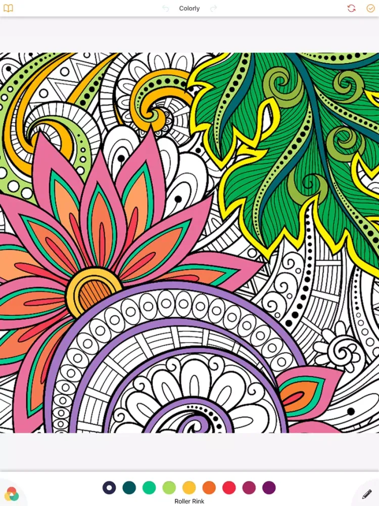 Colorly: Coloring book for Adults & Mandala - Free iPad  Screenshots