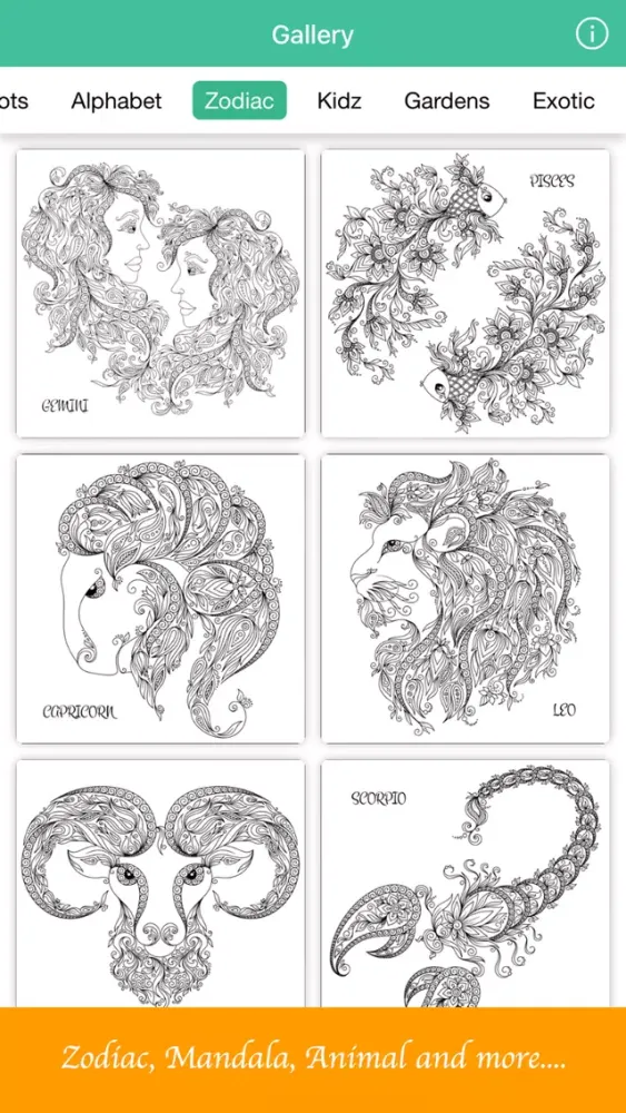 Colorly: Coloring book for Adults & Mandala - Free Screenshots