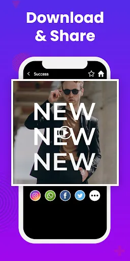 Capturas de pantalla de Vidsi: Promo Video Maker