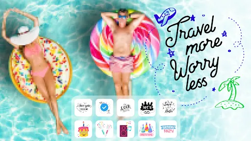 Tangkapan layar TextArt - Add Text To Photo