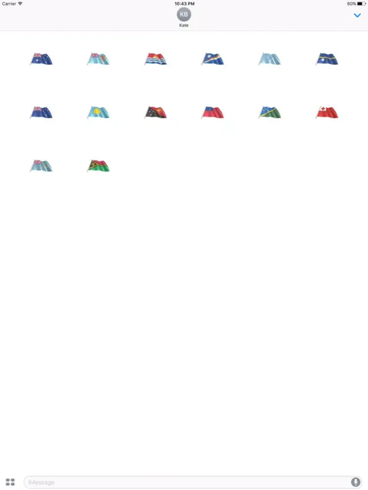 Oceania Flags iPad 应用截图