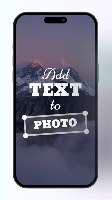 ภาพหน้าจอของ Text on Photos. Poster Maker
