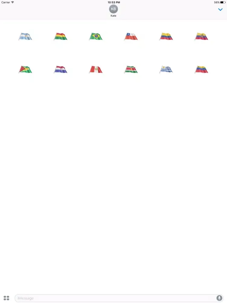 South American Flags iPad  Screenshots