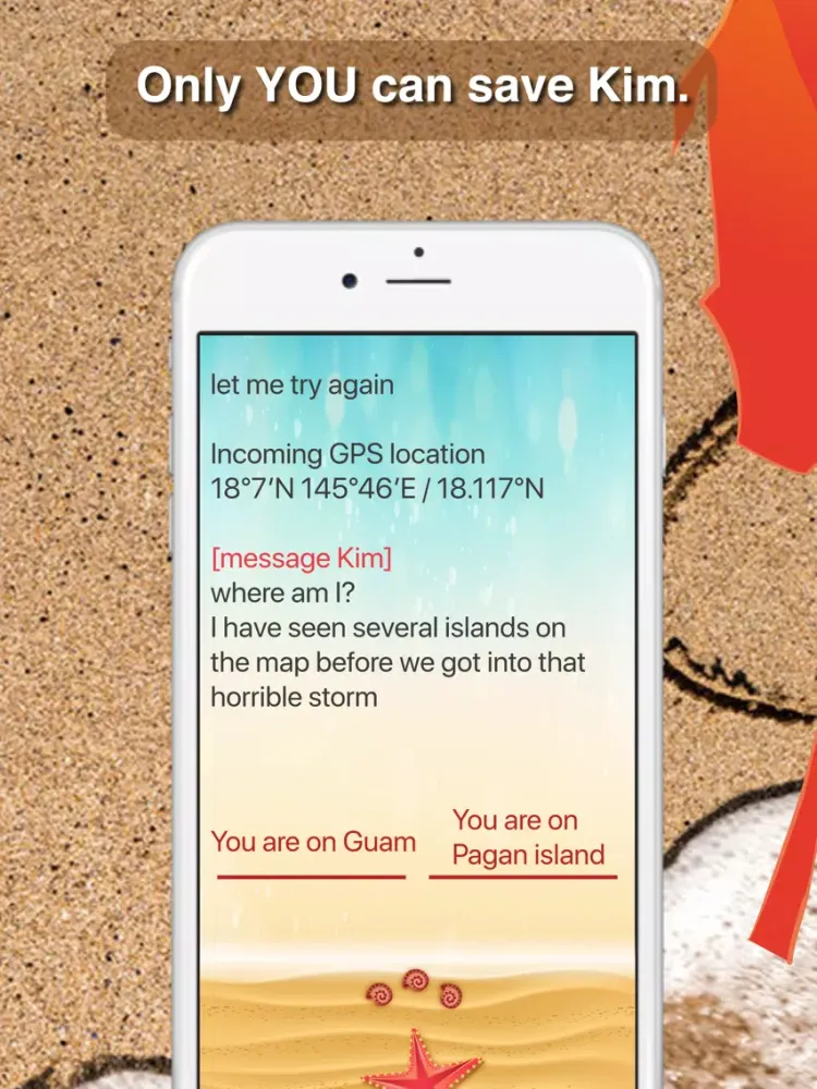 Kims Lifeline: creepy travel iPad 應用截圖