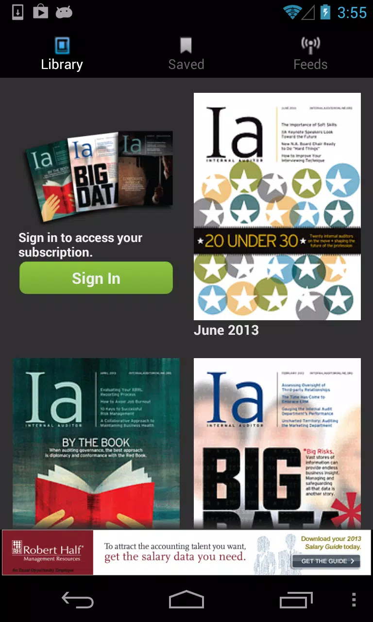 Internal Auditor Magazine Screenshots