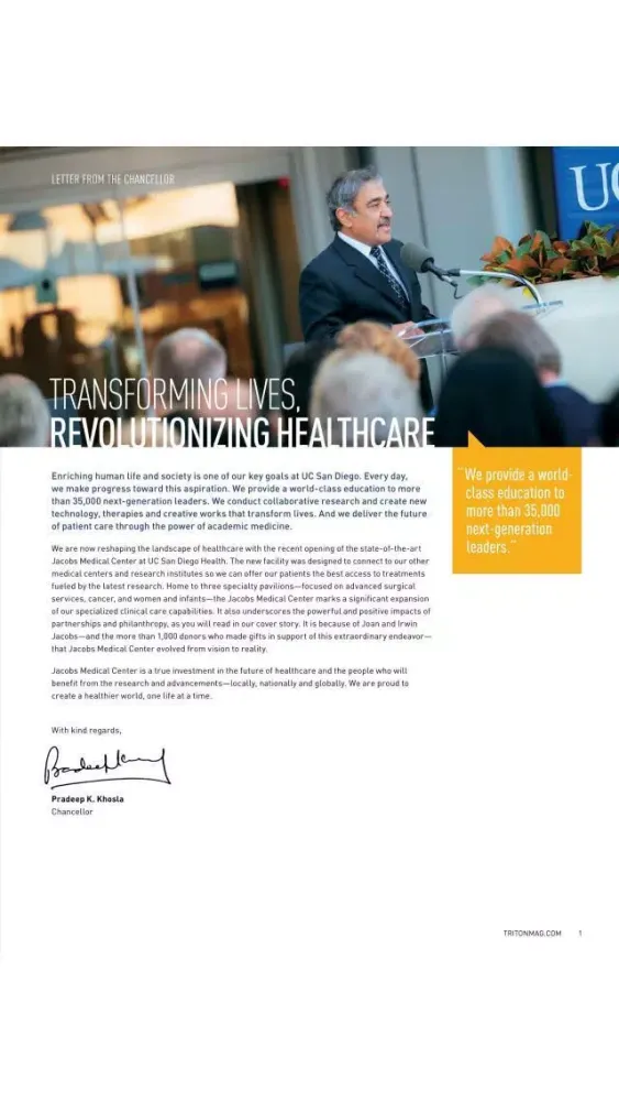 Screenshot di Triton Magazine - UC San Diego