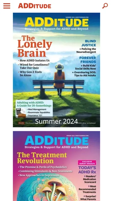 ADDitude Magazine スクリーンショット