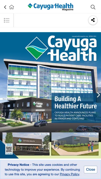 Cayuga Health Magazine स्क्रीनशॉट