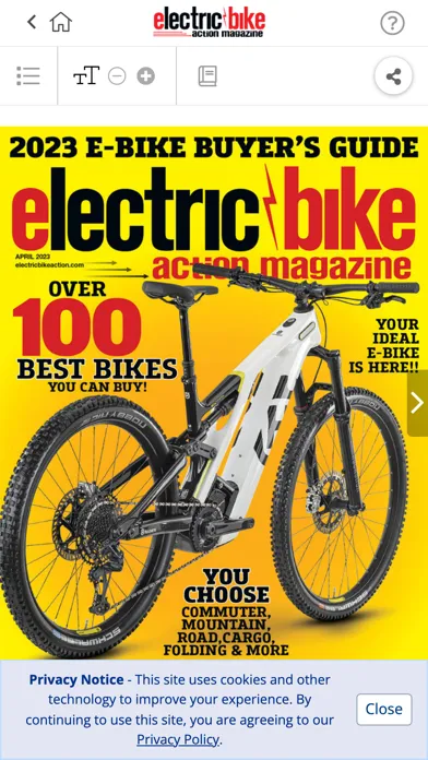 Electric Bike Action Magazine Screenshots