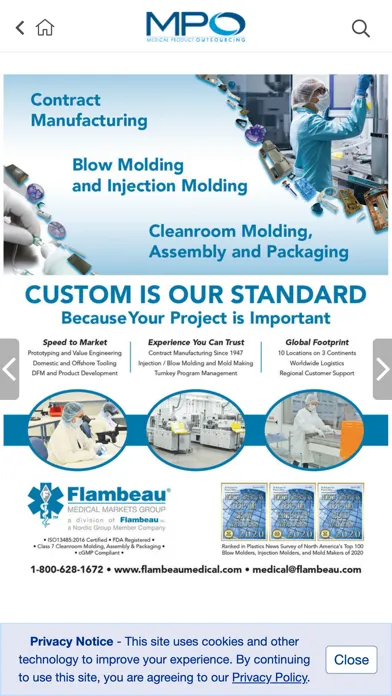Medical Product Outsourcing سکرین شاٹس