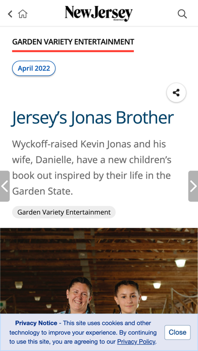 Captures d'écran de New Jersey Monthly Magazine
