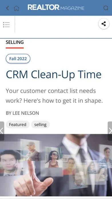 Tangkapan skrin REALTOR® Magazine