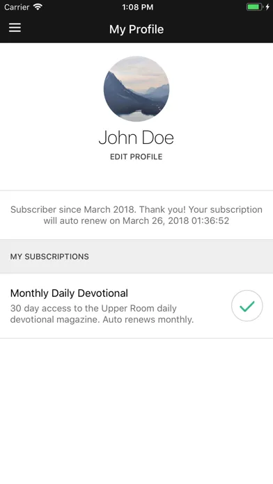 Upper Room Daily Devotional Screenshots