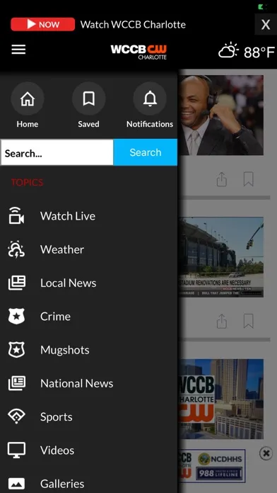 WCCB Charlotte Screenshots