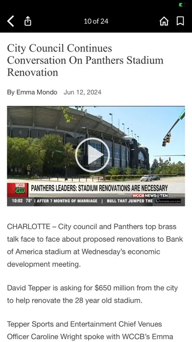 WCCB Charlotte Screenshots