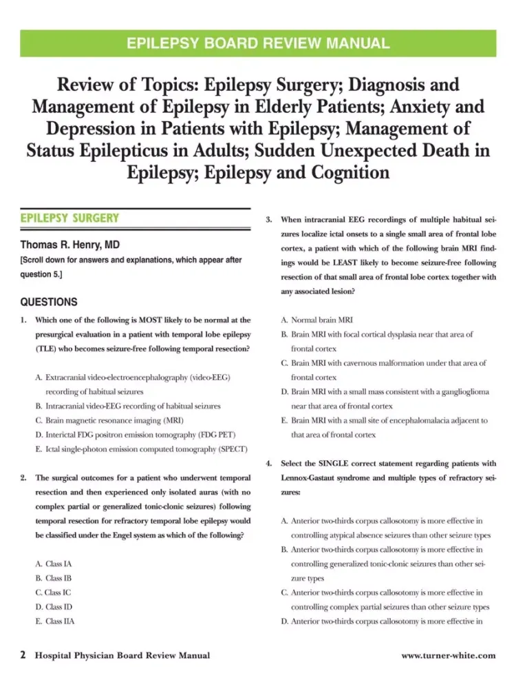 تصاویر Epilepsy Board Review Manual iPad 