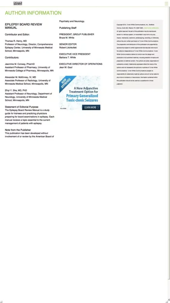 تصاویر Epilepsy Board Review Manual