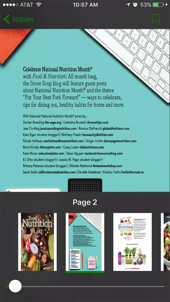 Food & Nutrition Magazine Ekran Görüntüleri