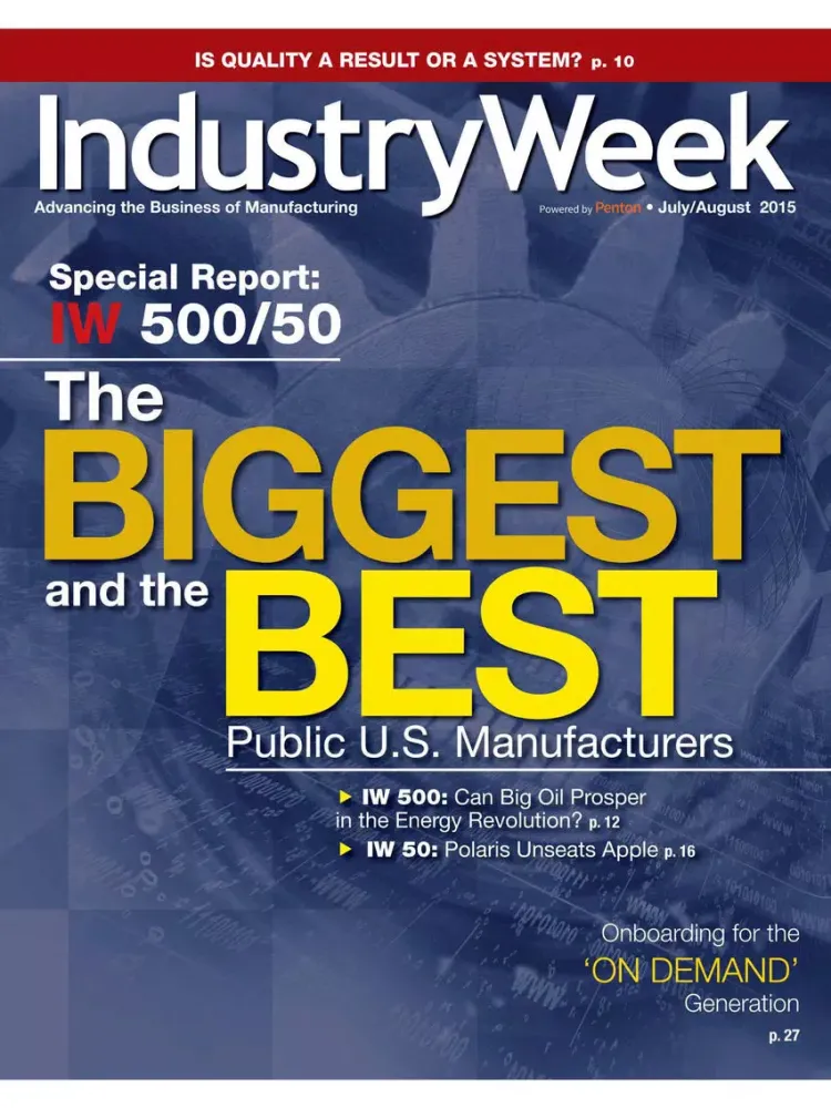IndustryWeek Magazine: manufacturing news, insights, best practices iPad  Screenshots