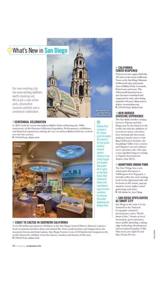 San Diego Visitor's Guide 스크린샷