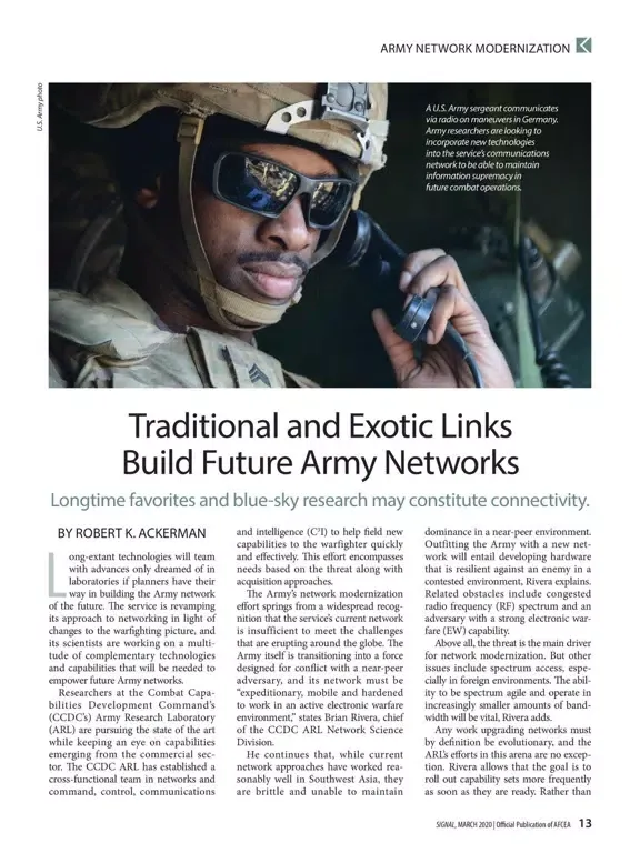 Screenshot di SIGNAL Magazine iPad