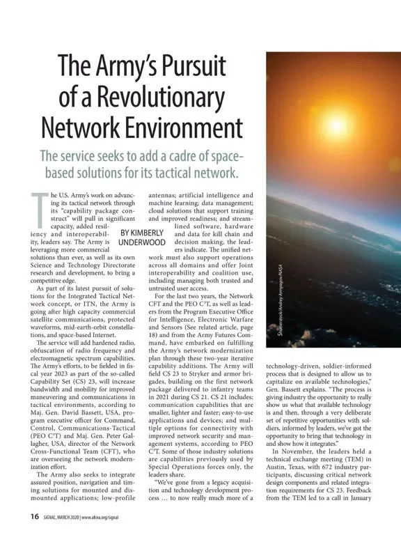 Screenshot di SIGNAL Magazine iPad