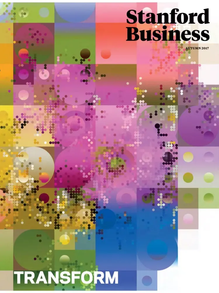 Zrzuty ekranu Stanford Business Magazine iPad 