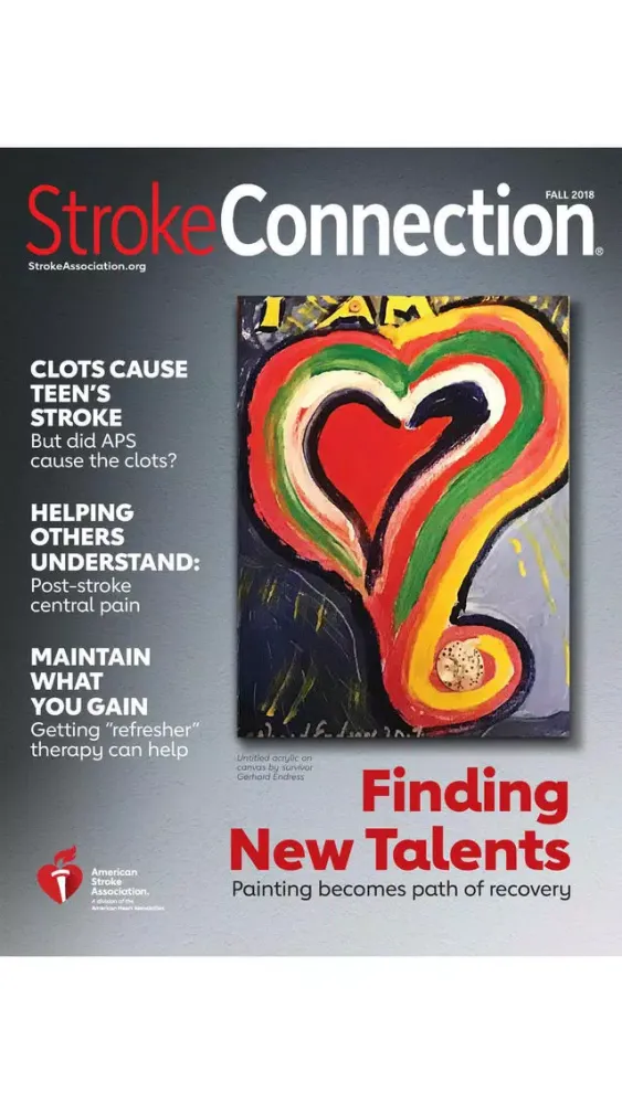 Tangkapan skrin Stroke Connection Magazine