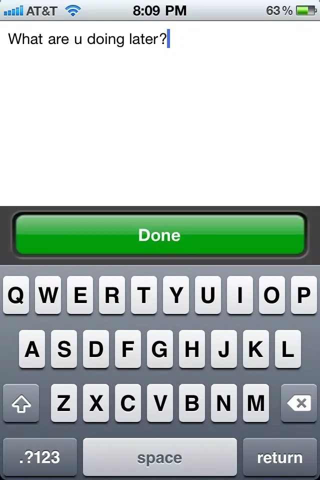 Tangkapan skrin Texting Upside Down Free