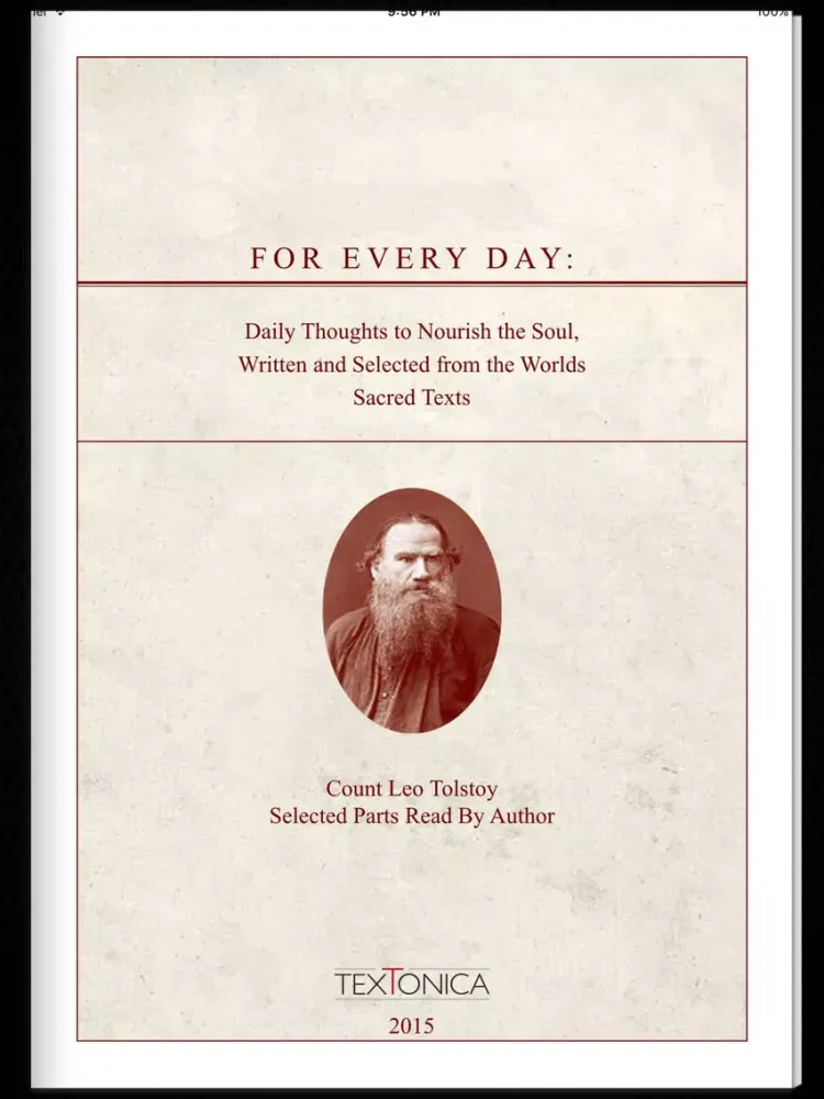 Leo Tolstoy iPad  スクリーンショット