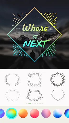 Text on pictures - Write words Screenshots
