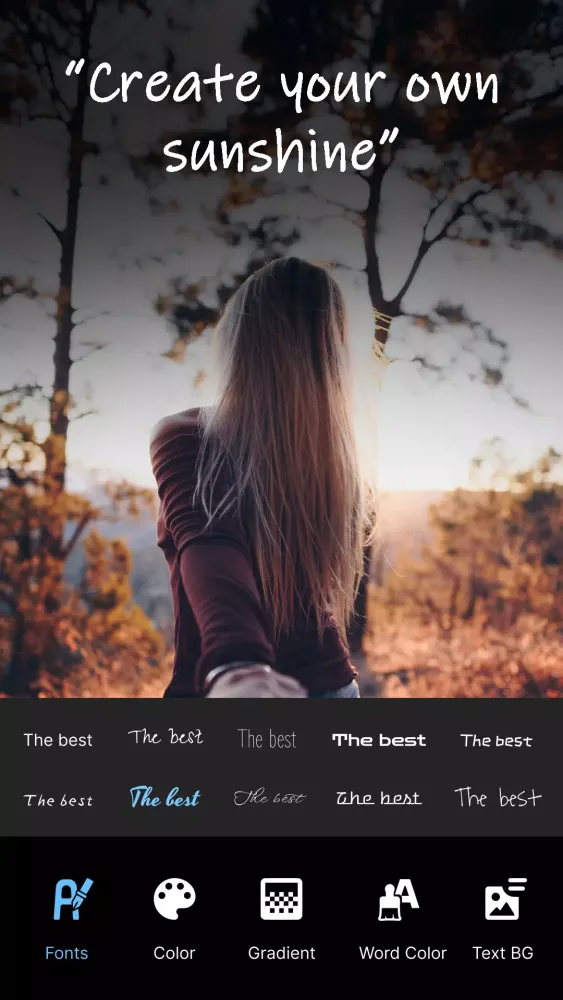 Text On Photo AI Photo Editor Screenshots