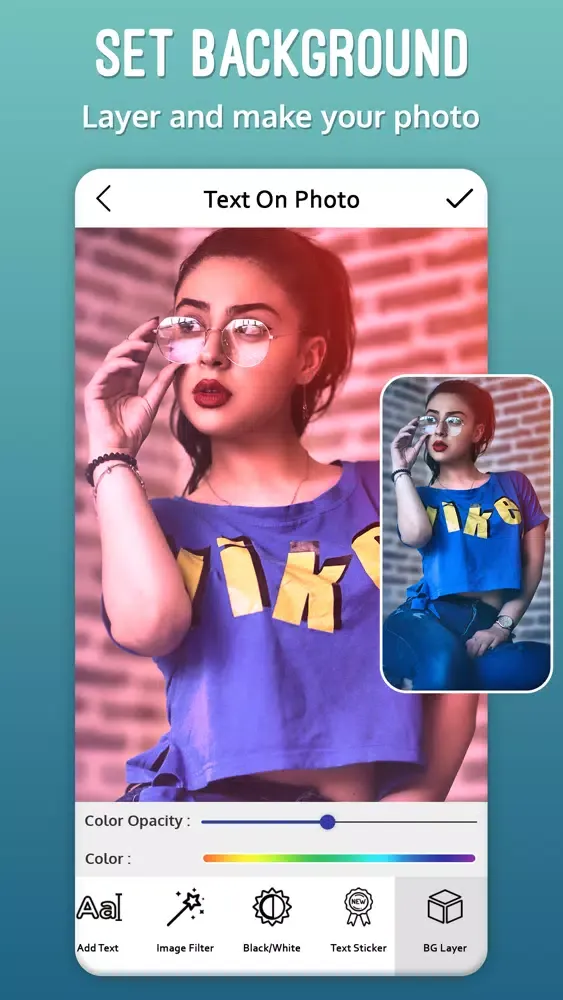 Capturas de pantalla de Text On Photo - Photo Editor