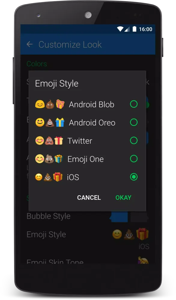 Textra Emoji - iOS Style Screenshots